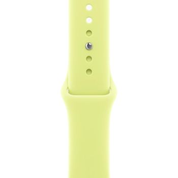 Apple Watch Series 11, 42 mm, Jet Black Aluminum Neon Yellow Sport Band M/L